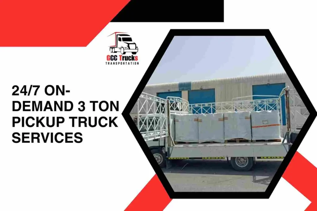 24/7 On-Demand 3 Ton Pickup Truck Services