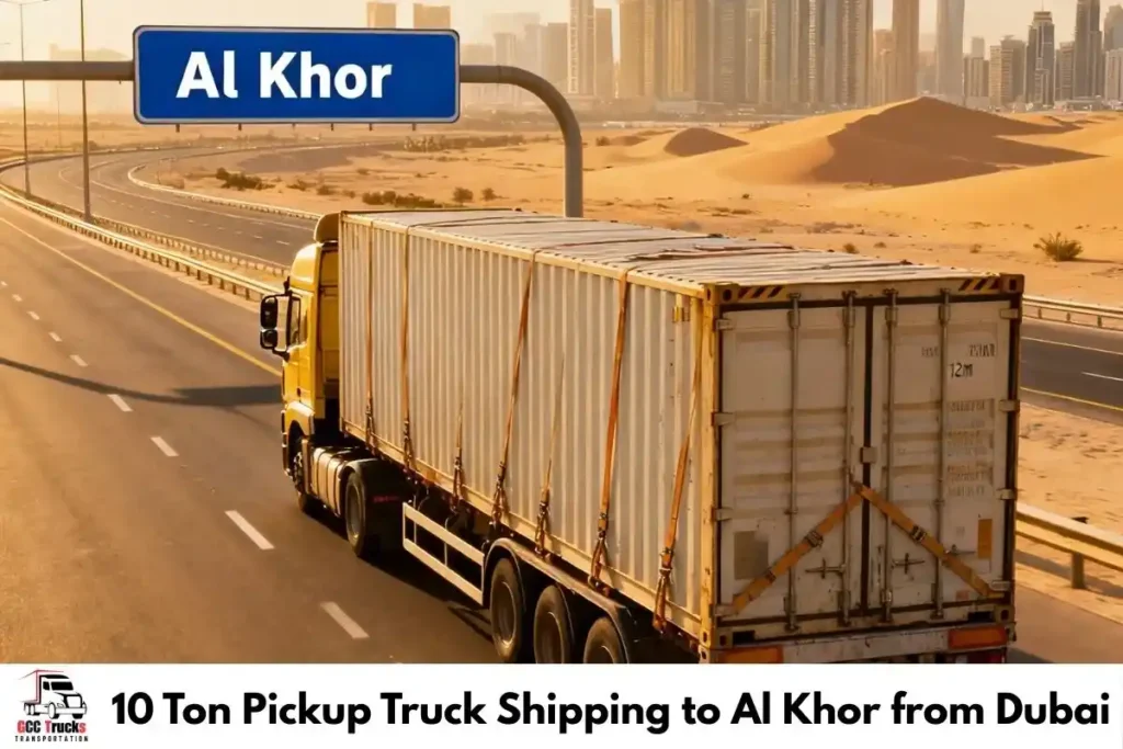10 Ton Pickup Truck Shipping to Al Khor from Dubai