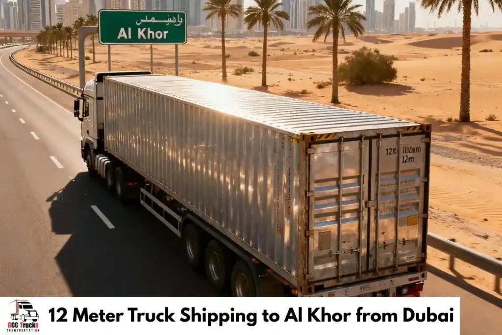 12 Meter Truck Shipping to Al Khor from Dubai