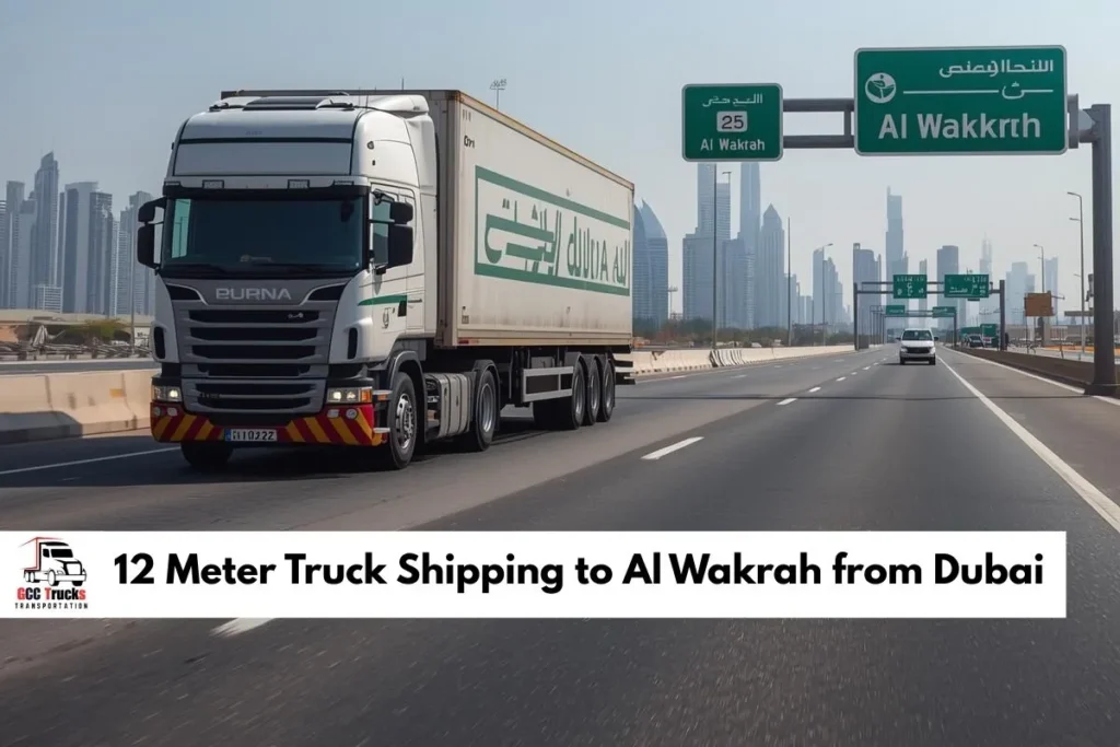 12 Meter Truck Shipping to Al Wakrah from Dubai