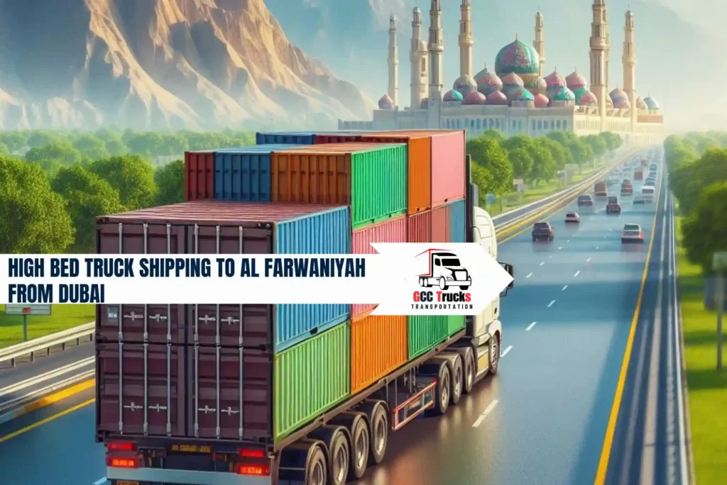 High Bed Truck Shipping To Al Farwaniyah From Dubai