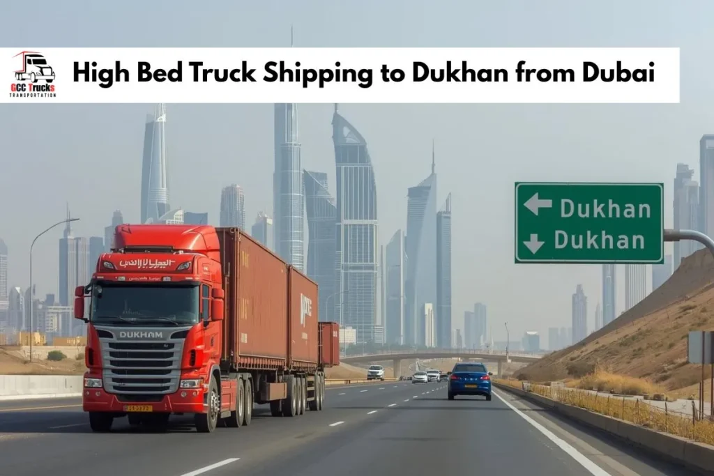 High Bed Truck Shipping to Dukhan from Dubai