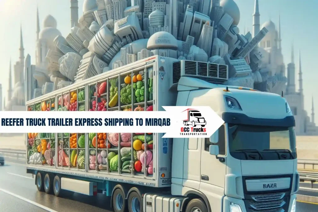 Reefer Truck Trailer Express Shipping To Mirqab From Dubai