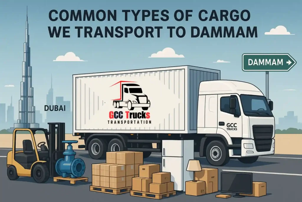 Common Types of Cargo We Transport to Dammam