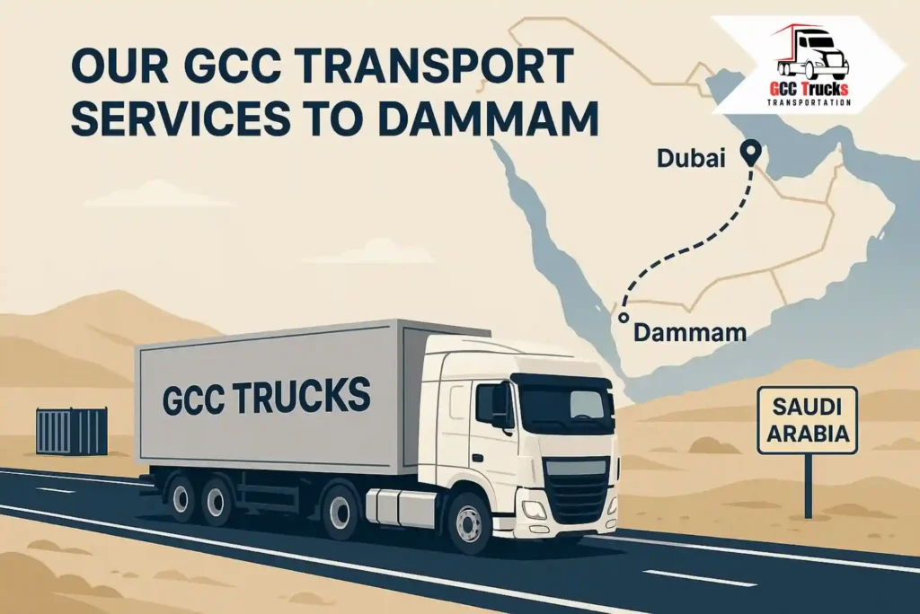 Our GCC Transport Services to Dammam