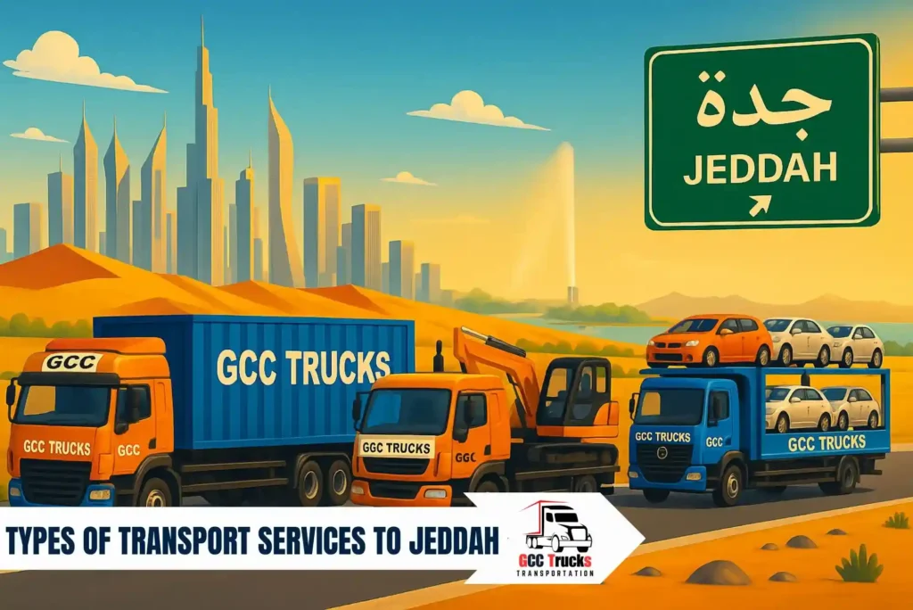 Types of Transport Services from Dubai to Jeddah