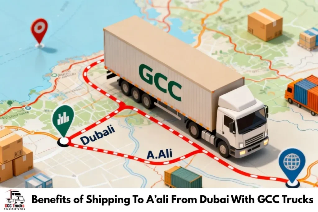Benefits of Shipping To A’ali From Dubai With GCC Trucks