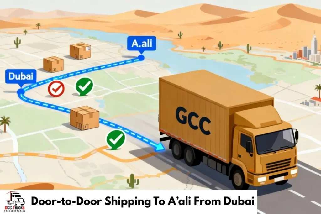 Door-to-Door Shipping To A’ali From Dubai