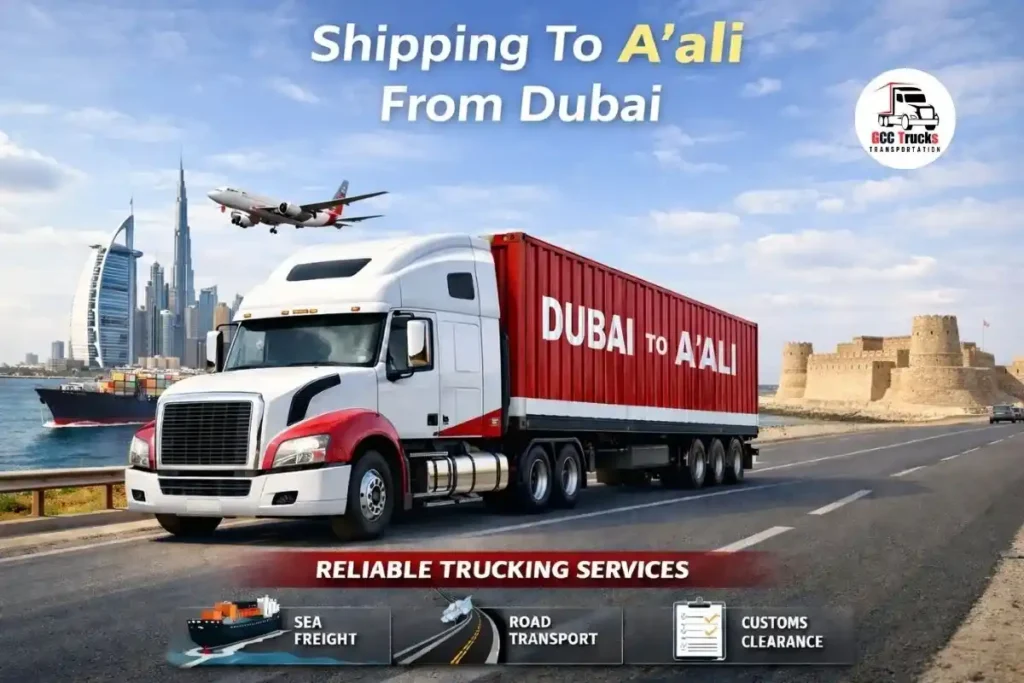 Shipping To A'ali From Dubai