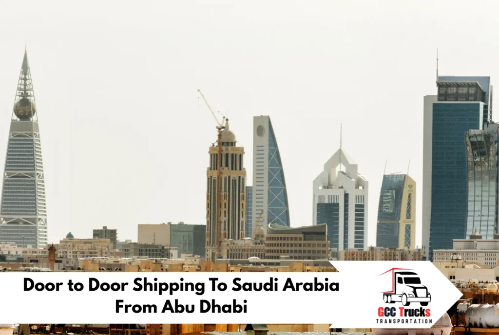 Shipping To Saudi Arabia From Abu Dhabi