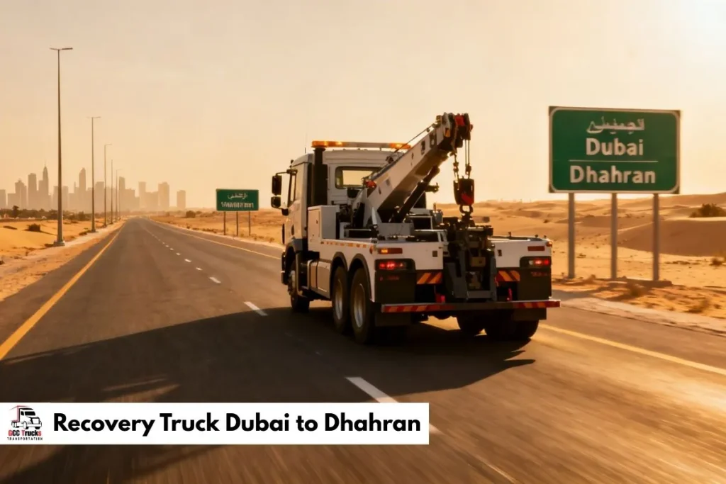 Recovery Truck Dubai to Dhahran