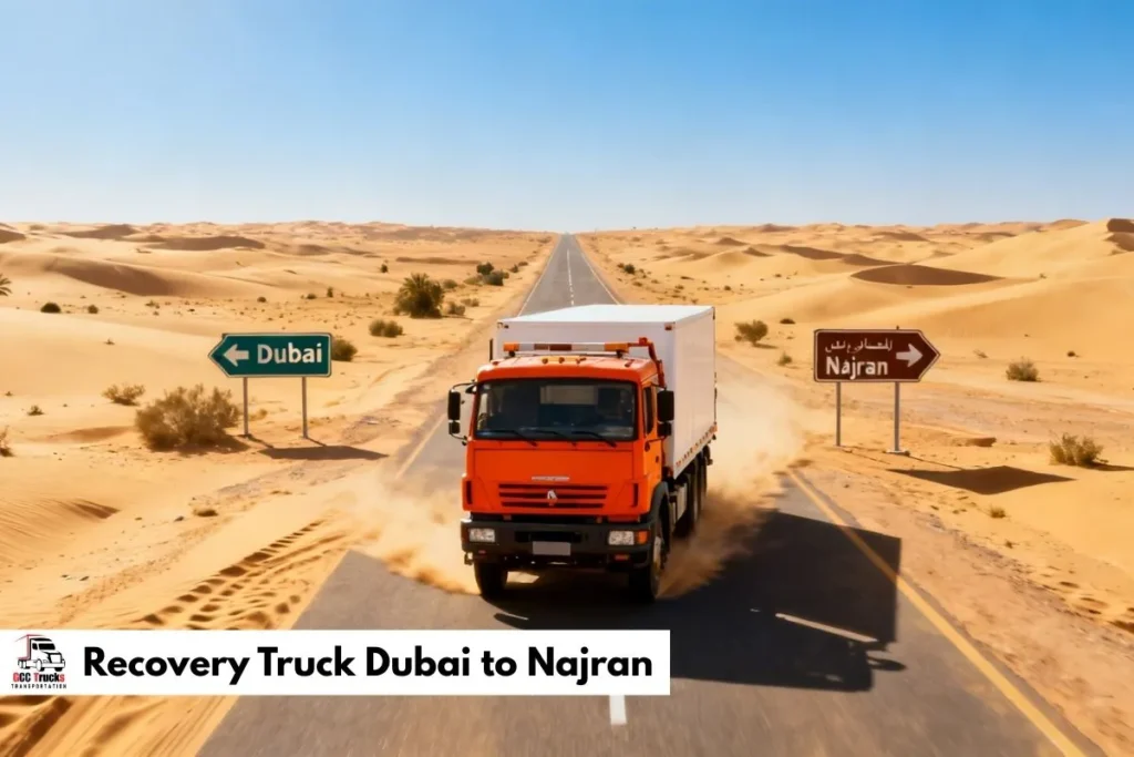 Recovery Truck Dubai to Najran