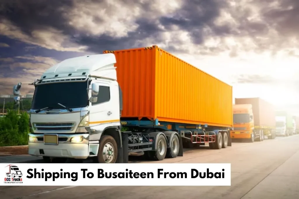 Shipping To Busaiteen From Dubai