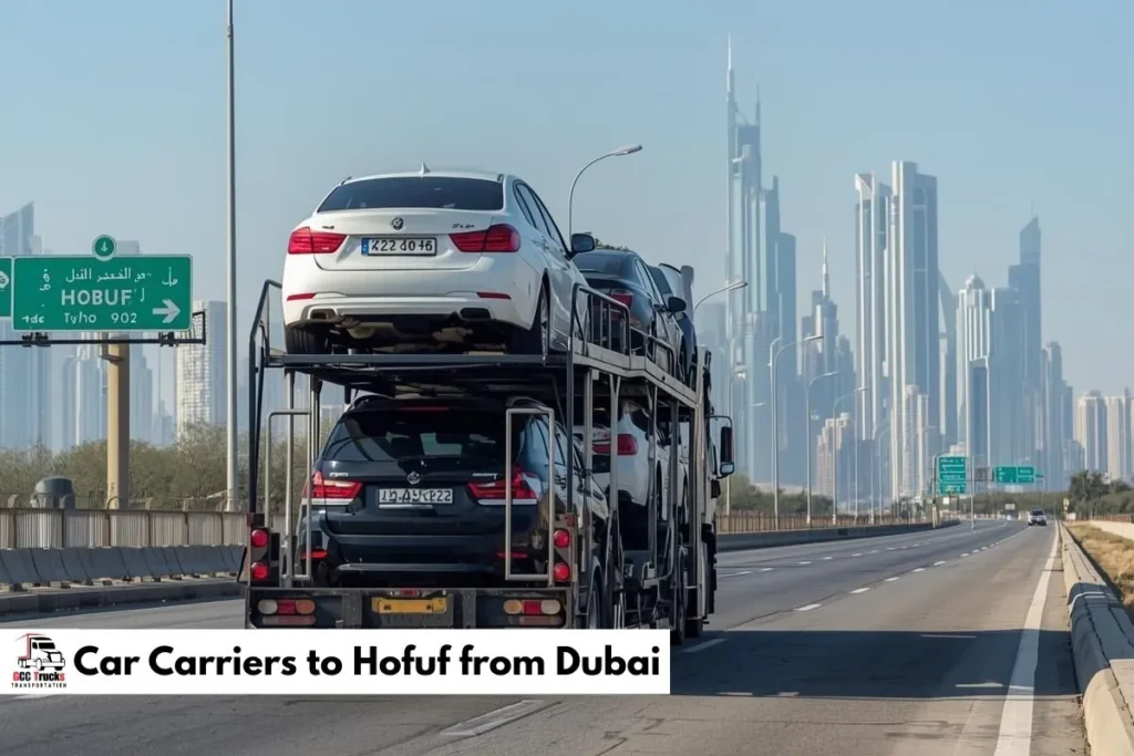 Car Carriers to Hofuf from Dubai