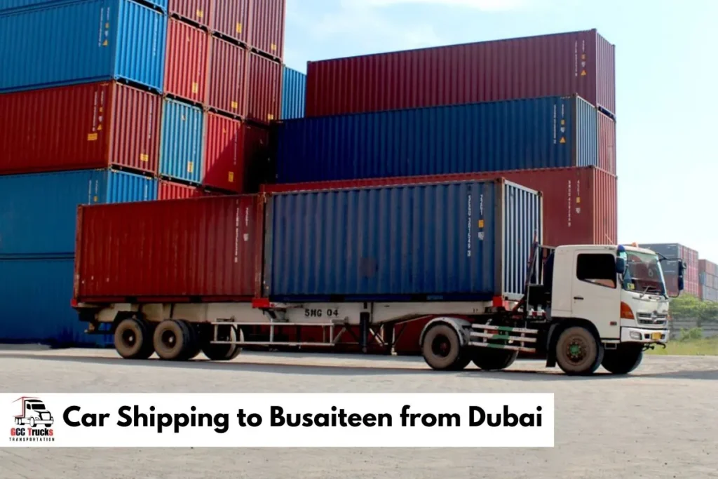 Car Shipping to Busaiteen from Dubai