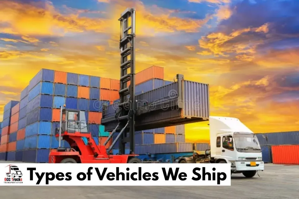 Types of Vehicles We Ship​