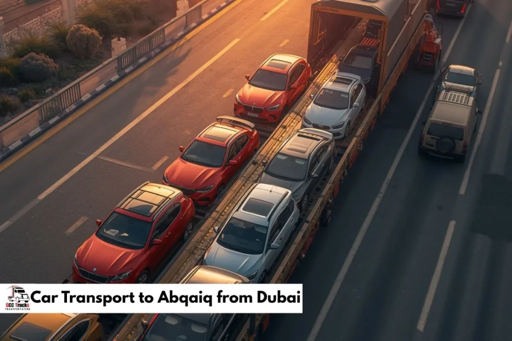 Car Transport to Abqaiq from Dubai