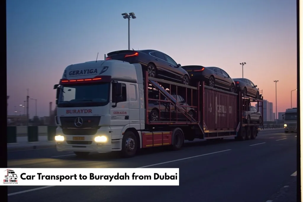 Car Transport to Buraydah from Dubai