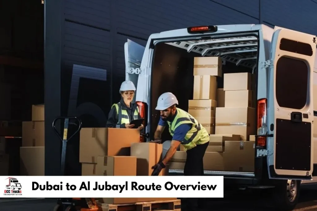 Dubai to Al Jubayl Route Overview​