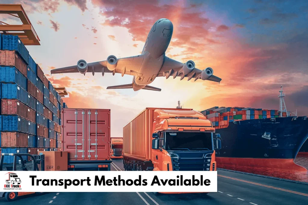 Transport Methods Available​
