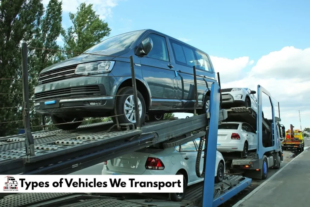 Types of Vehicles We Transport