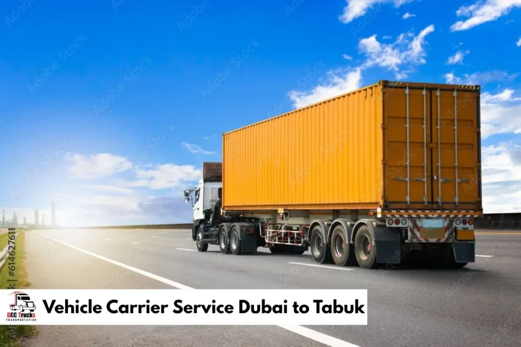 Vehicle Carrier Service Dubai to Tabuk