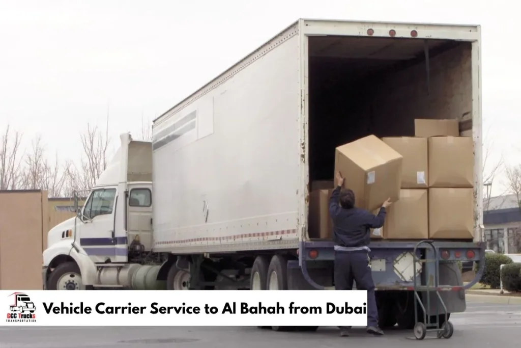 Vehicle Carrier Service to Al Bahah from Dubai
