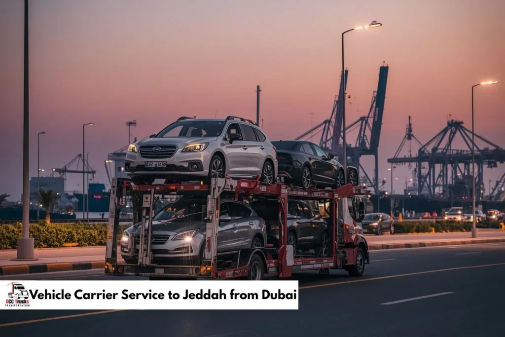 Vehicle Carrier Service to Jeddah from Dubai