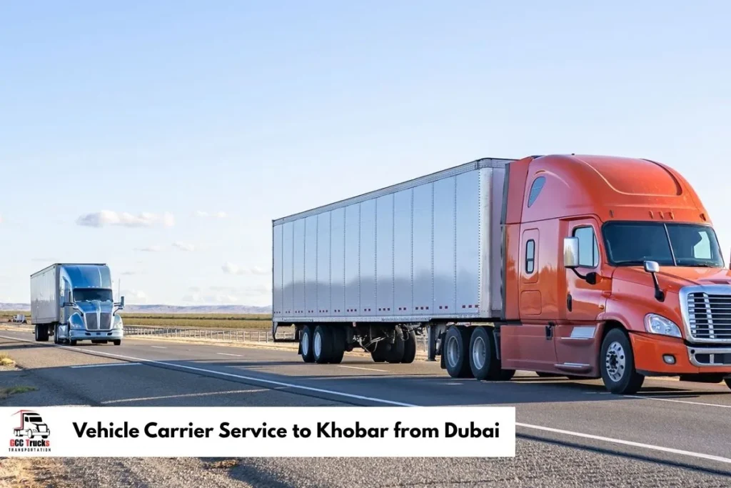 Vehicle Carrier Service to Khobar from Dubai
