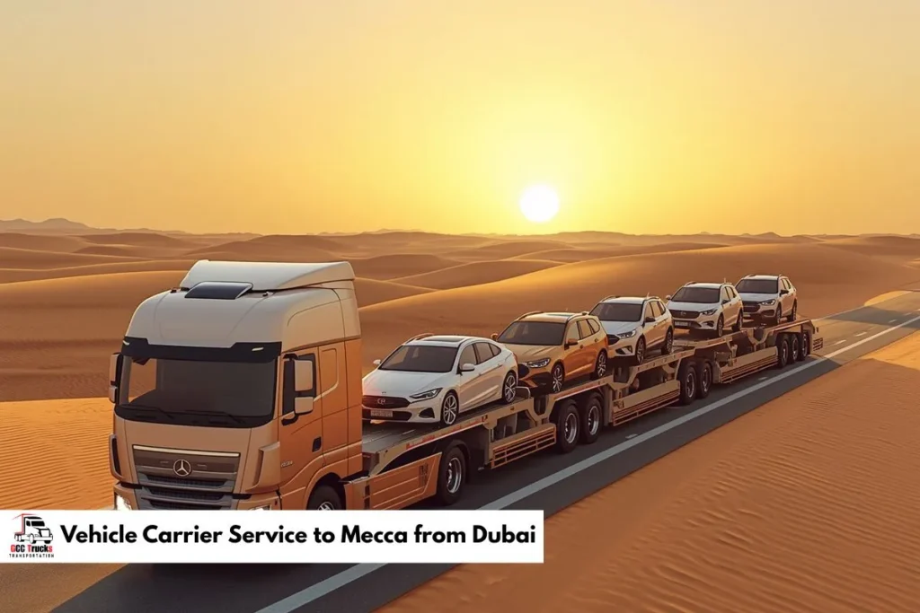 Vehicle Carrier Service to Mecca from Dubai