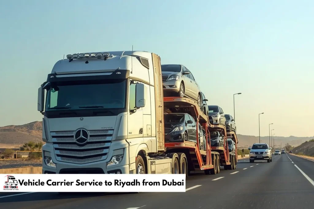 Vehicle Carrier Service to Riyadh from Dubai