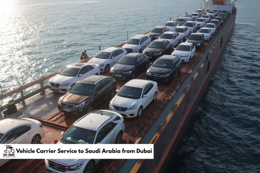 Vehicle Carrier Service to Saudi Arabia from Dubai