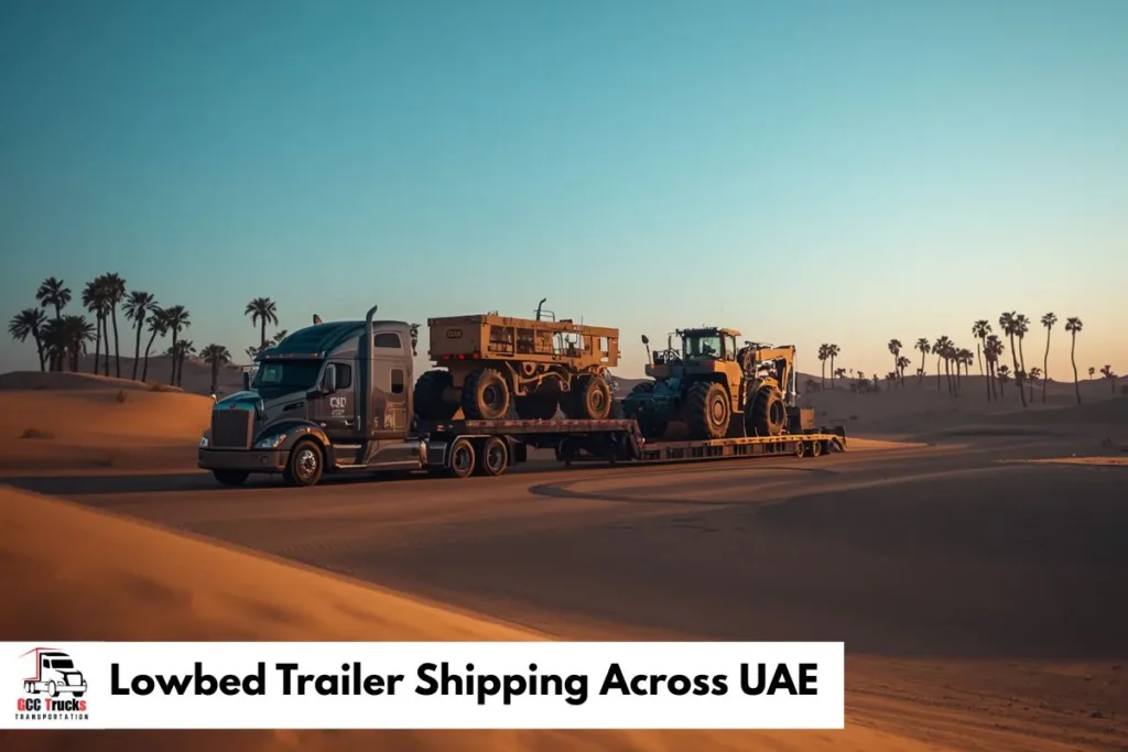 Lowbed Trailer Shipping Across UAE