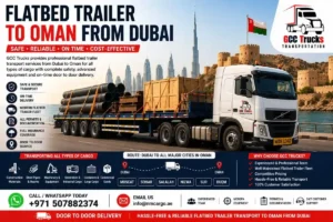 Flatbed Trailer to Oman from Dubai