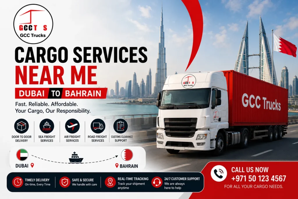 Cargo Services Near Me Dubai to Bahrain