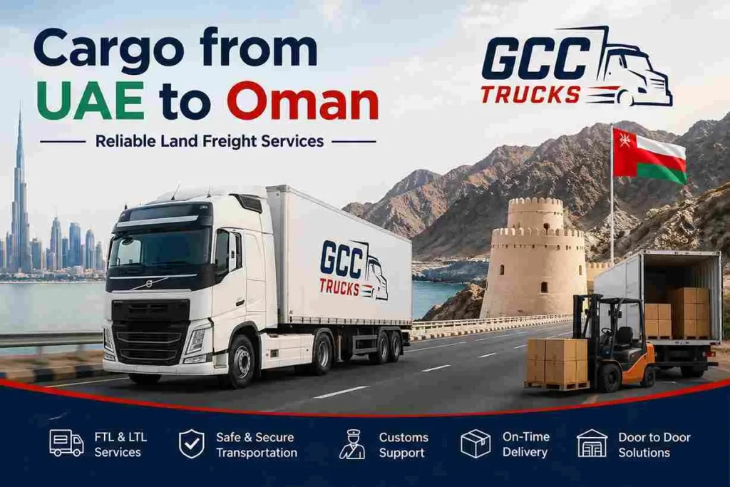 Cargo from UAE to Oman