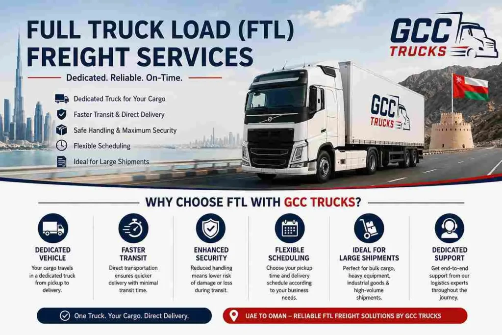 Full Truck Load (FTL) Freight Services​
