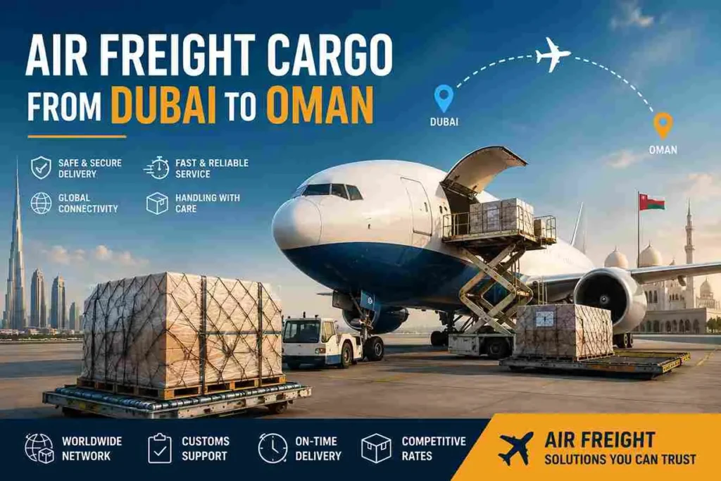 Air Freight Cargo from Dubai to Oman​