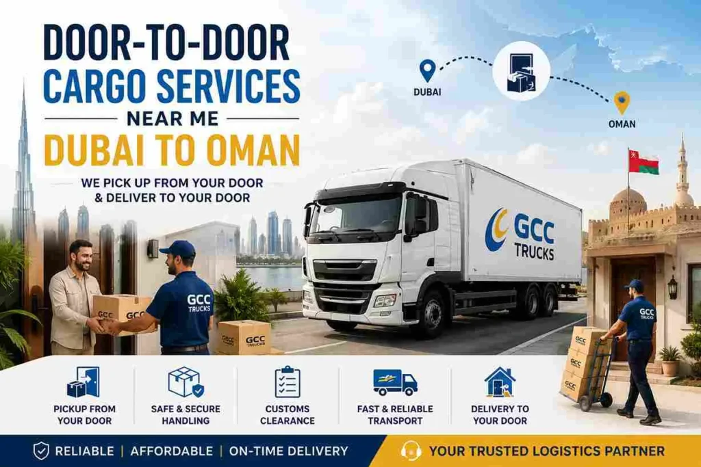 Door-to-Door Cargo Services Near Me Dubai to Oman​