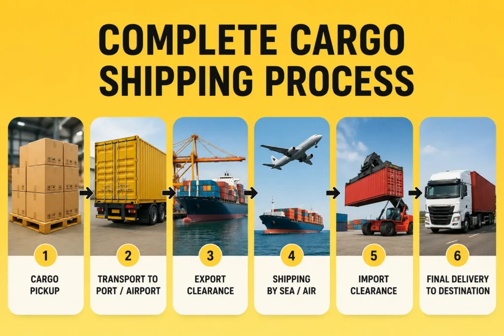 Complete Cargo Shipping Process