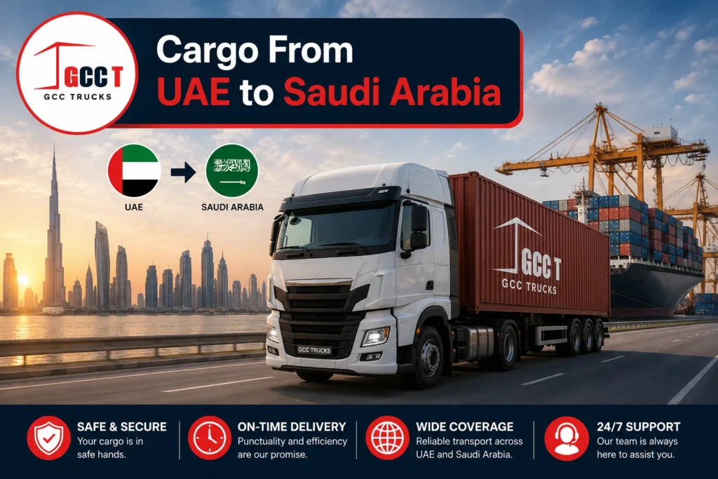 Cargo From UAE to Saudi Arabia