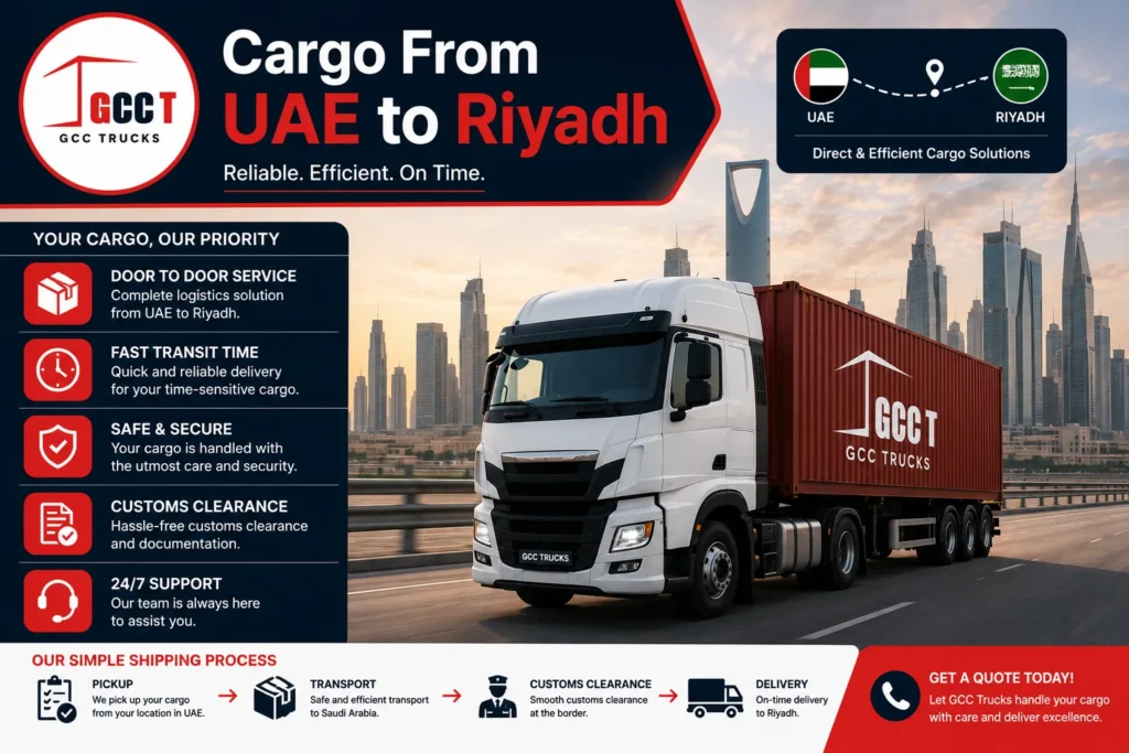 Cargo From UAE to Riyadh