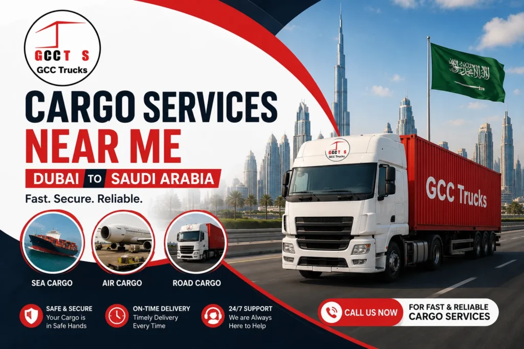 Cargo Services Near Me Dubai To Saudi Arabia