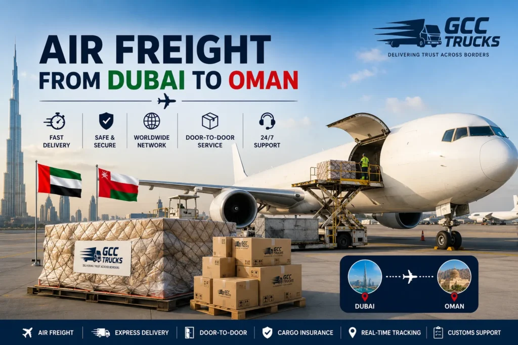 Air Freight From Dubai to Oman