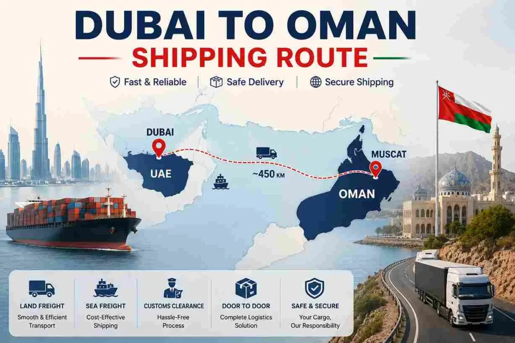 Best -shipping- to -oman from- dubai