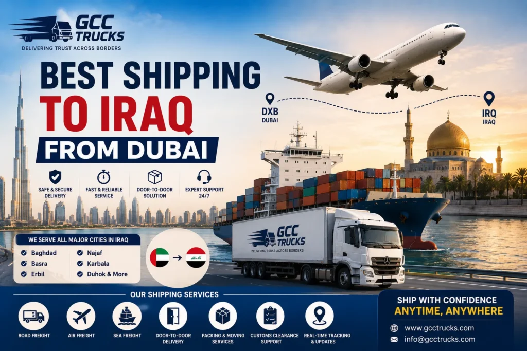 Best Shipping to Iraq From Dubai