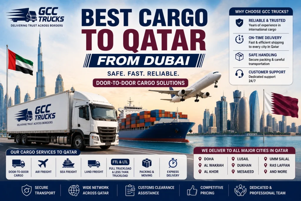 Best Cargo to Qatar From Dubai