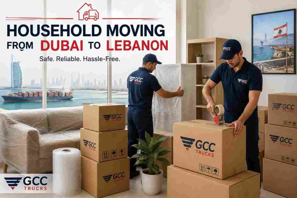Household-Moving-from-Dubai-to-Lebanon​